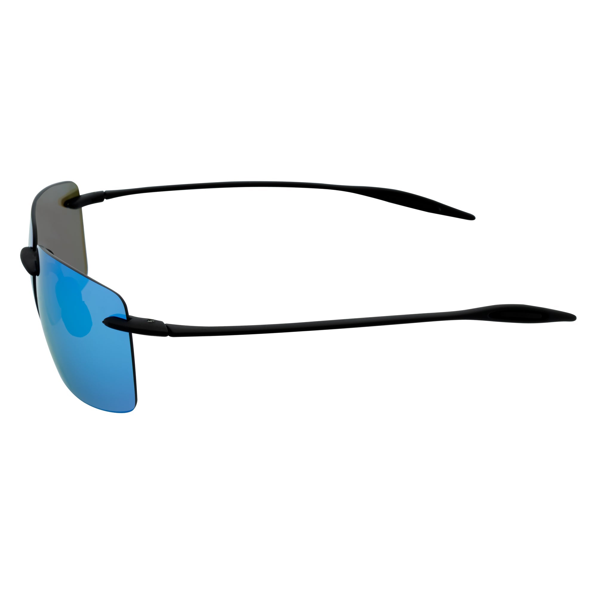 NexShade Rimless Blue Mirror Sunglasses for Men – UV400