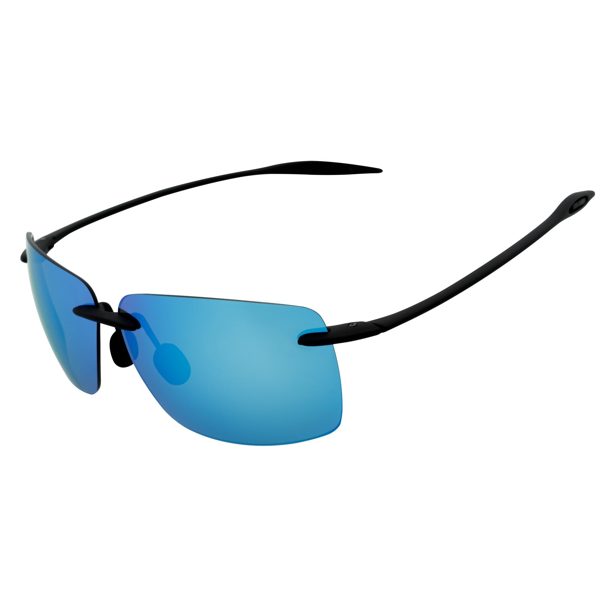 NexShade Rimless Blue Mirror Sunglasses for Men – UV400